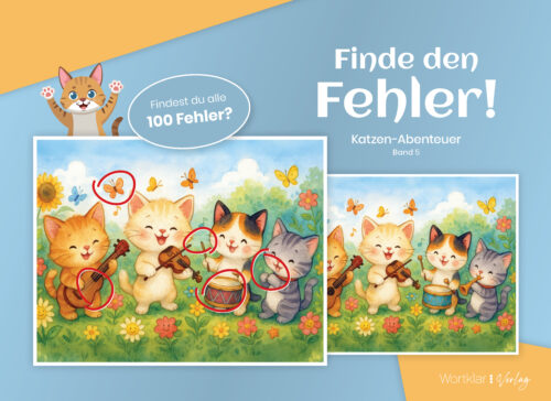 Finde den Fehler! Band 5: Katzen-Abenteuer